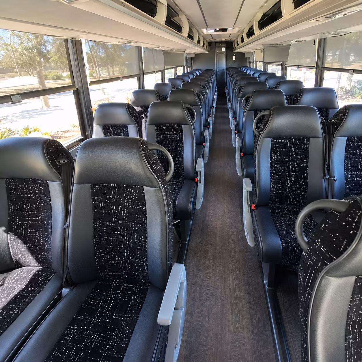 how bus type and group size affect bus rental rates in victorville