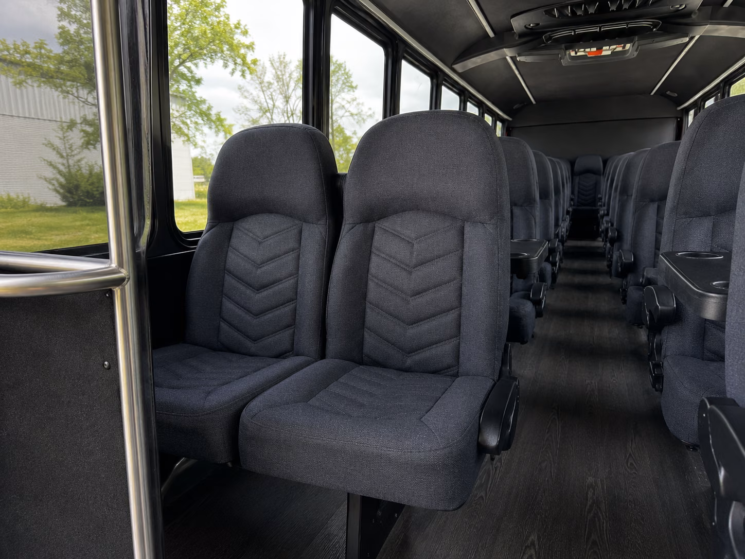 victorville 18 passenger minibus inside