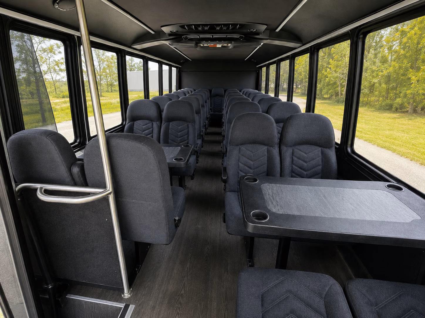 victorville 18 passenger minibus interior