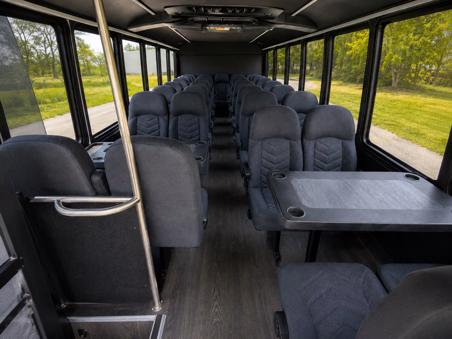 victorville 20 passenger minibus inside