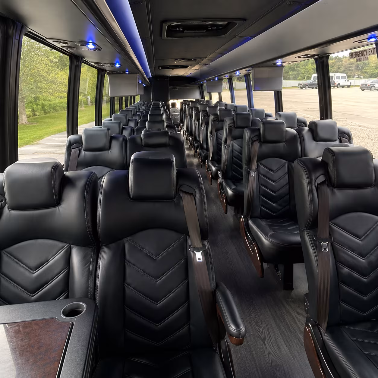 victorville 25 passenger minibus inside