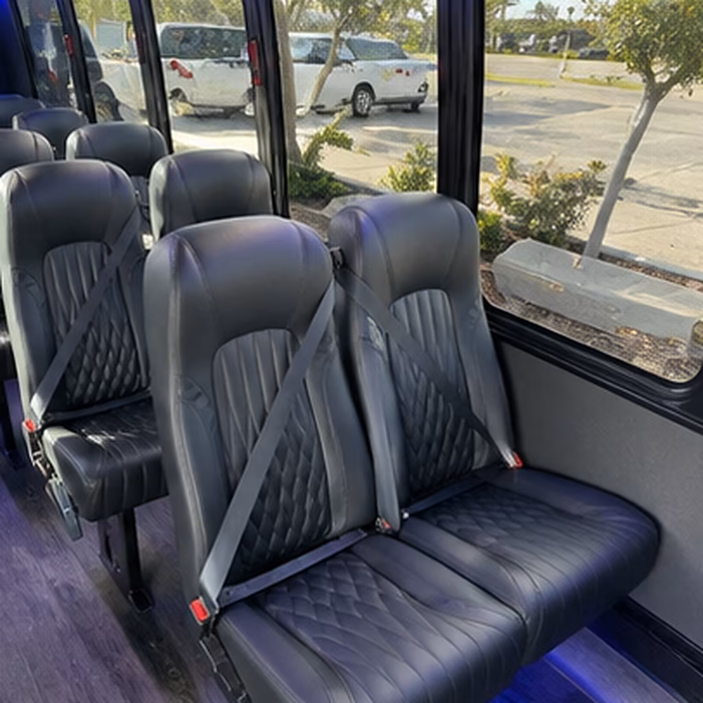 victorville 30 passenger minibus inside