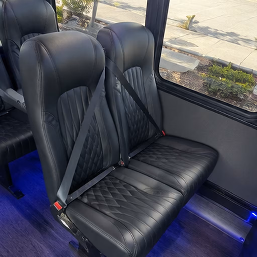 victorville 30 passenger minibus interior