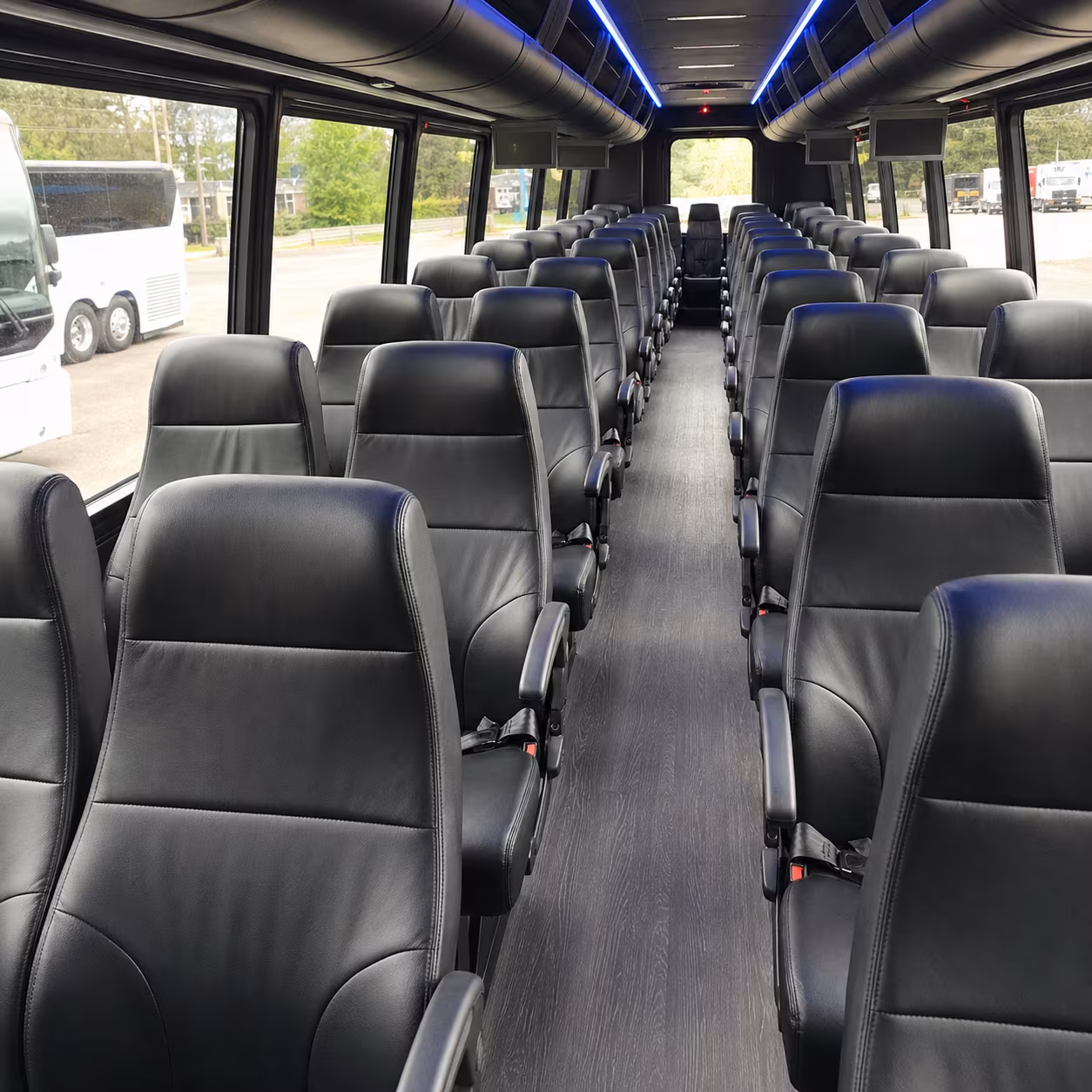victorville 35 passenger minibus inside