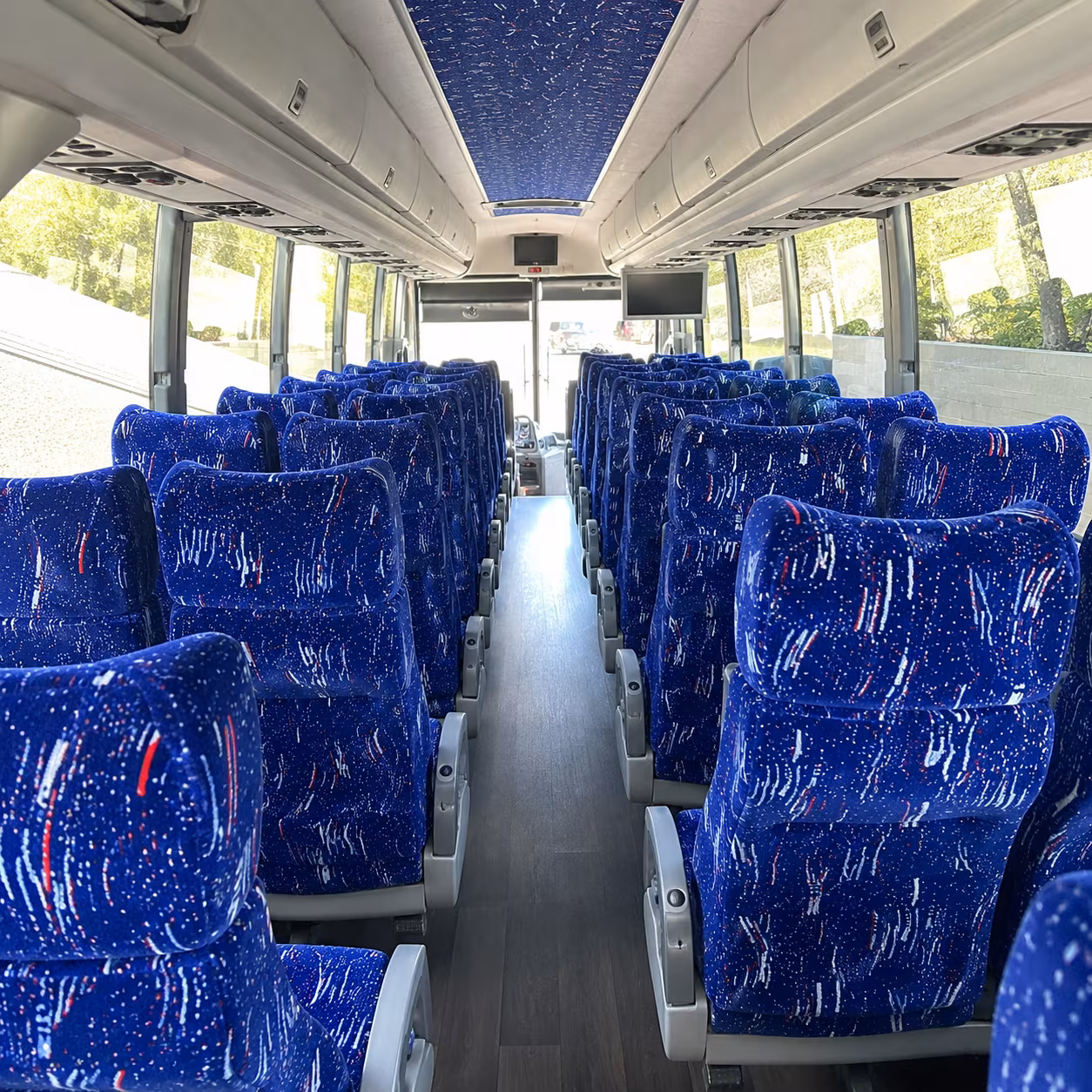 victorville 50 passenger charter bus interior