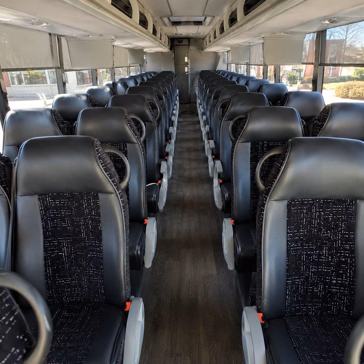 victorville 54 passenger charter bus inside
