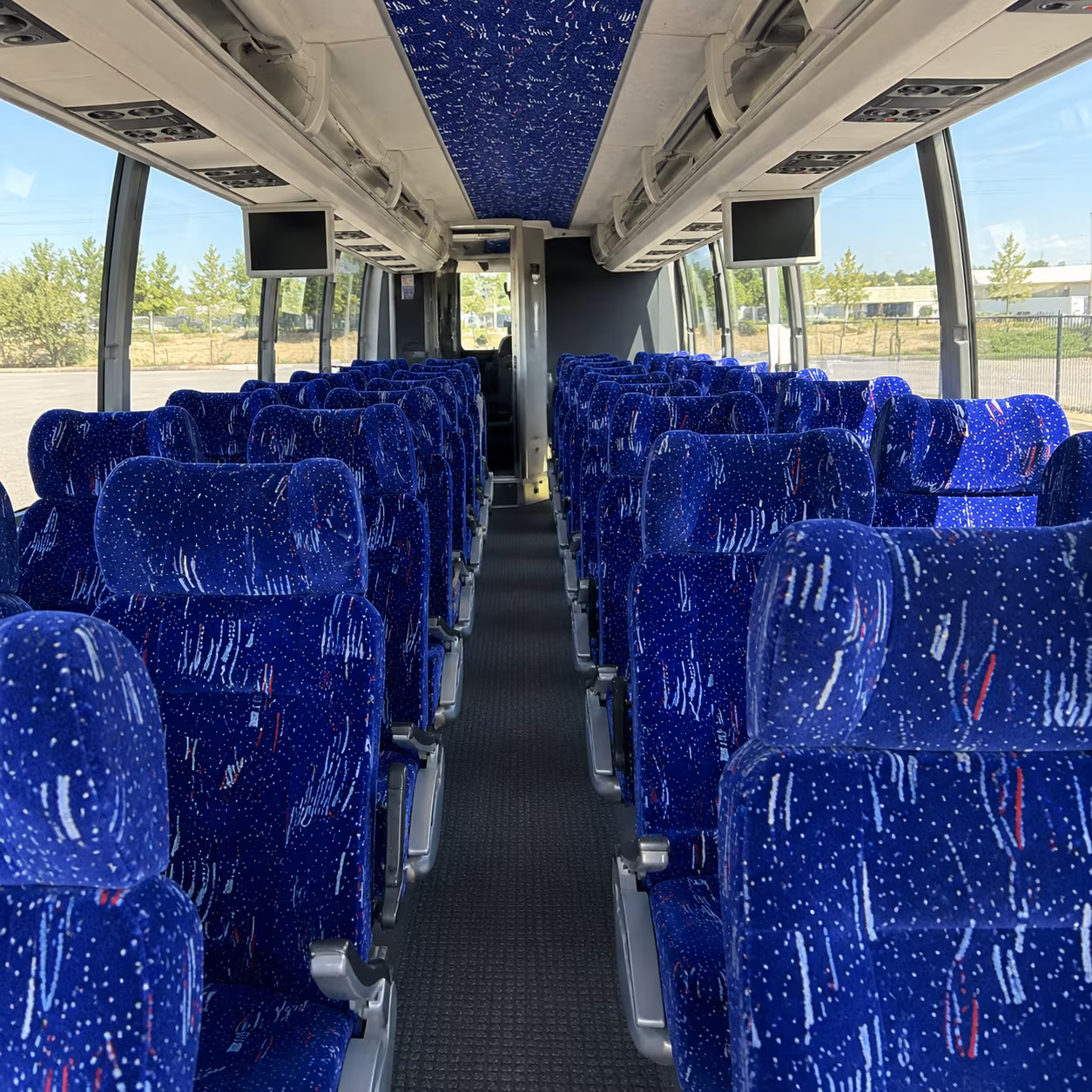 victorville 54 passenger charter bus interior