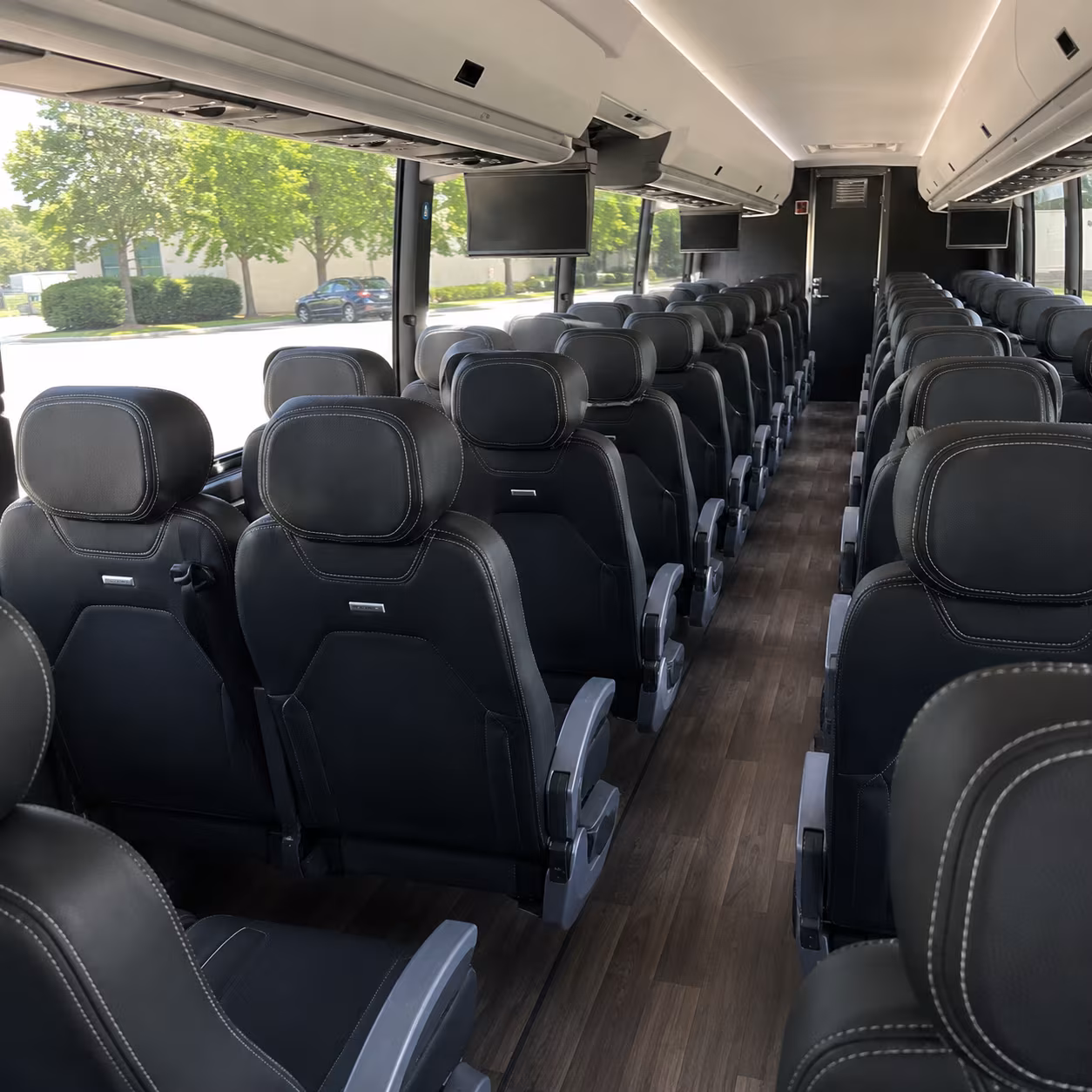 victorville 56 passenger charter bus interior