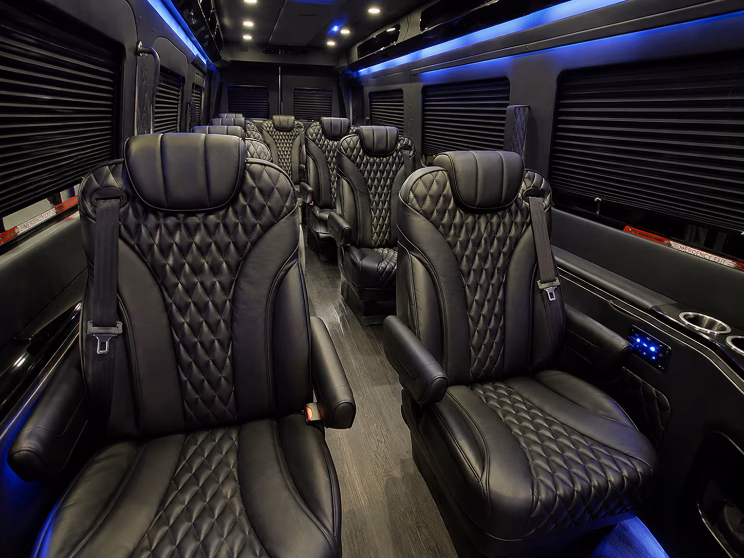victorville concert transportation onboard seating