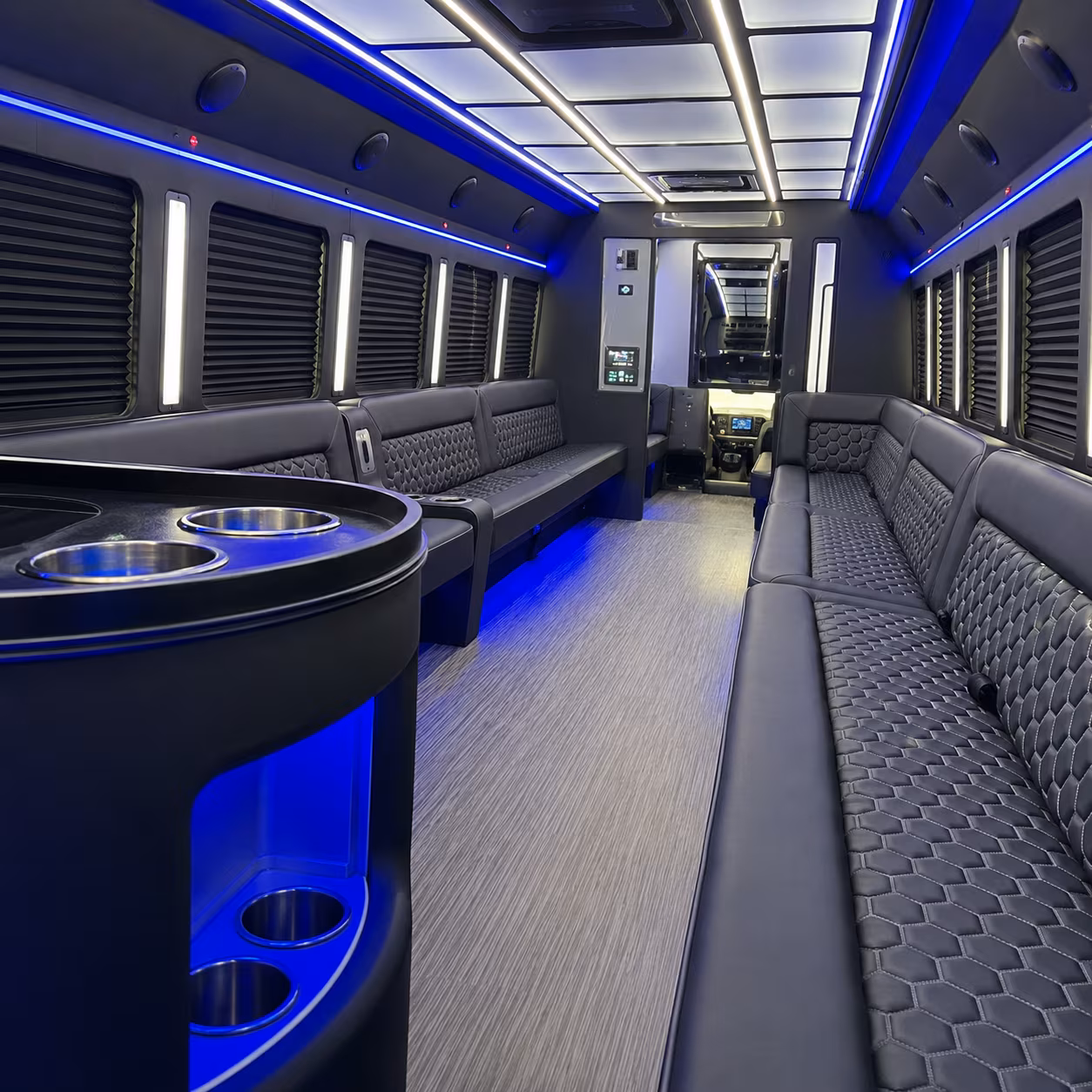 victorville party bus interior